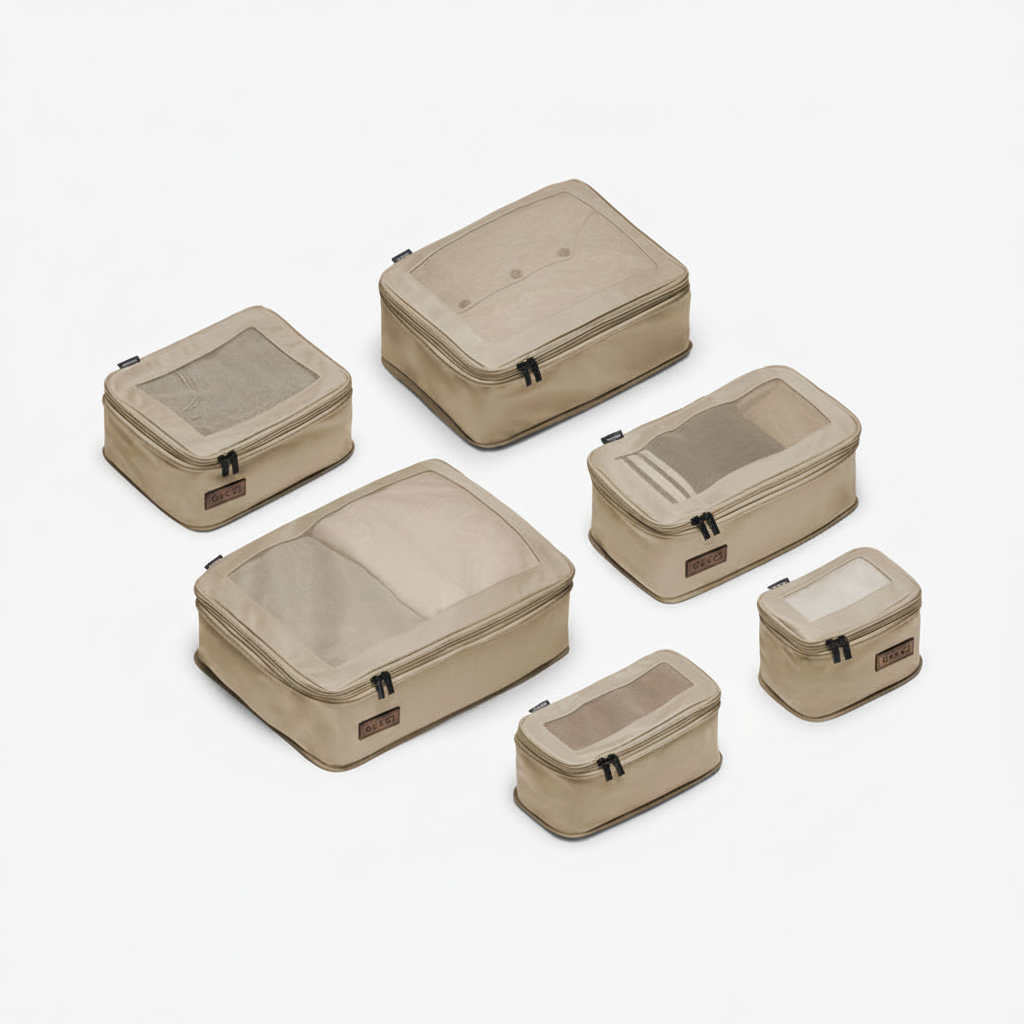 PackSmart Cubes — Luxury White Background