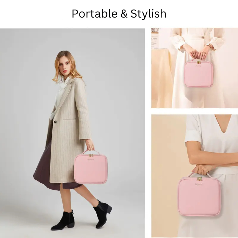 4K LED Vanity Case with Mirror