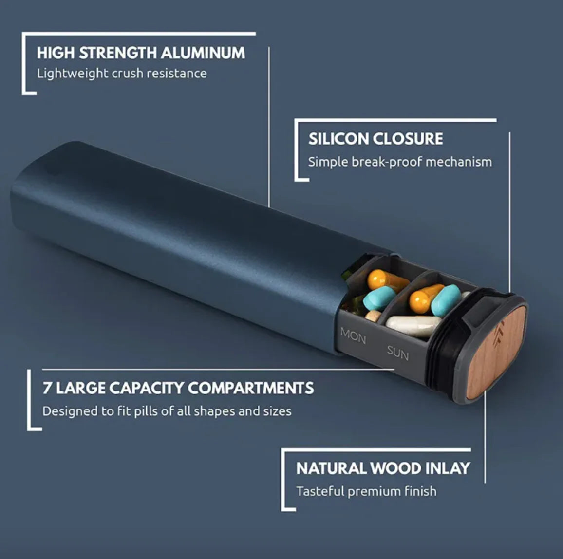 Horizon 7-Day Pill Box